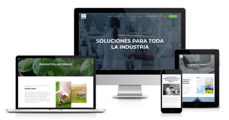 Responsividad web corporativa
