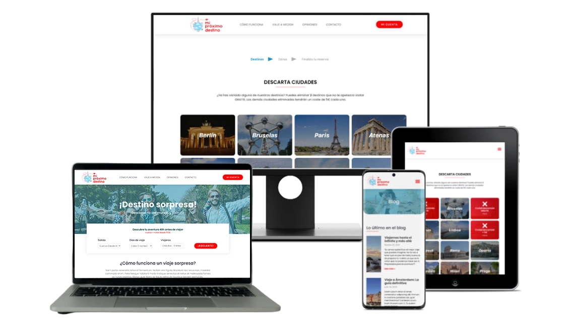 Diseño web Agencia de viajes